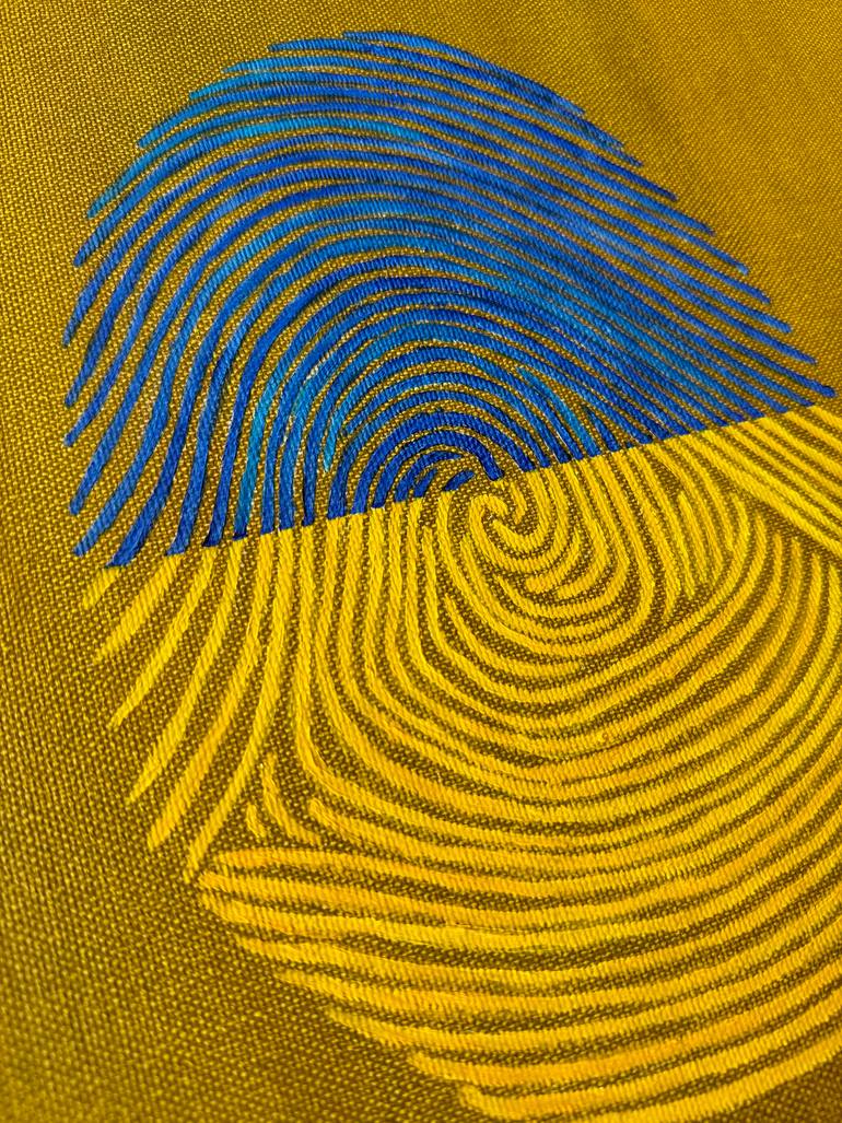 Original Conceptual Abstract Painting by Tamara Budai