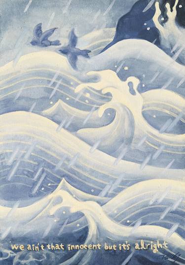 Print of Seascape Paintings by Hyesoo Han