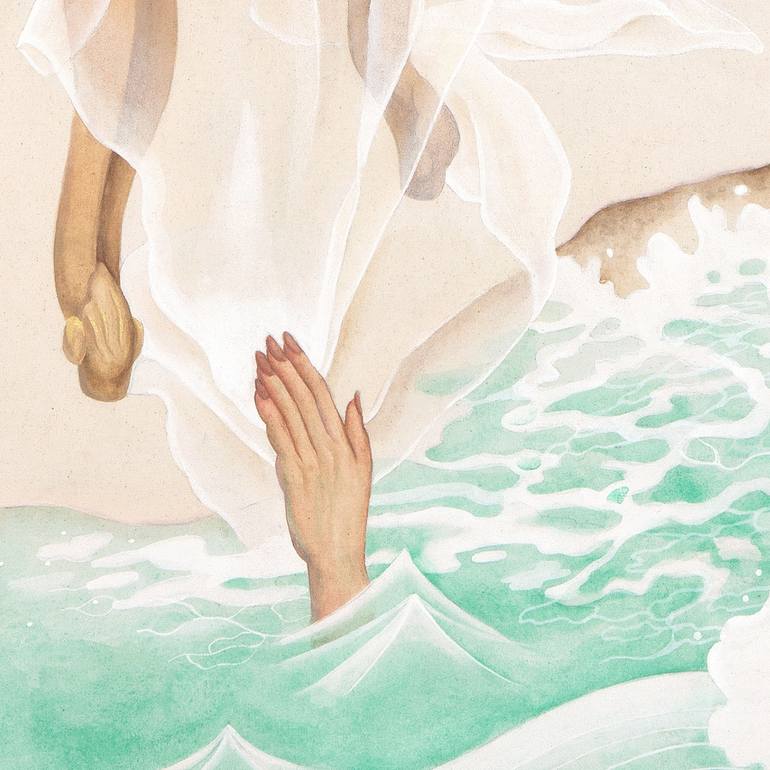 Original Figurative Seascape Painting by Hyesoo Han