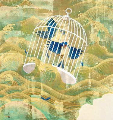 Original Figurative Seascape Paintings by Hyesoo Han