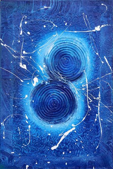 Original Abstract Science/Technology Paintings by Divyakumar Patel