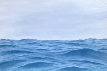 Original Photorealism Seascape Painting by Rukhsana Adamkhel