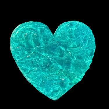 Original Photorealism Water Sculpture by Rukhsana Adamkhel