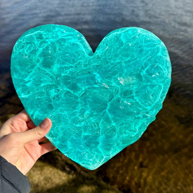 Original Photorealism Water Sculpture by Rukhsana Adamkhel