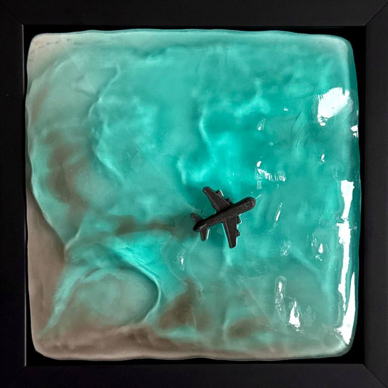 Original Surrealism Seascape Sculpture by Rukhsana Adamkhel