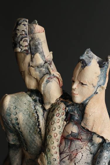 Original People Sculpture by Gaynor Ostinelli