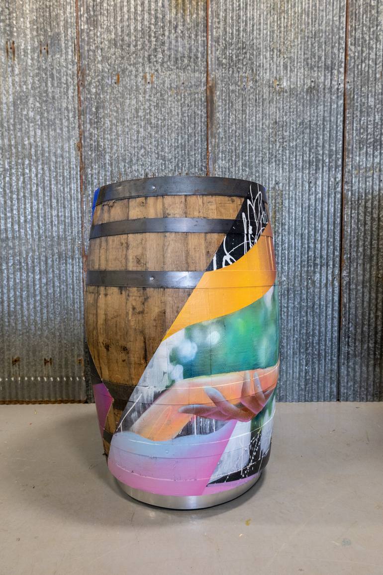 Original Modernism Abstract Sculpture by Elle Streetart