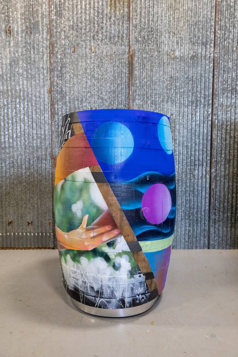 Original Modernism Abstract Sculpture by Elle Streetart