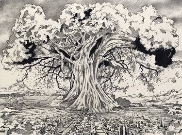 Print of Conceptual Nature Drawings by Omar García