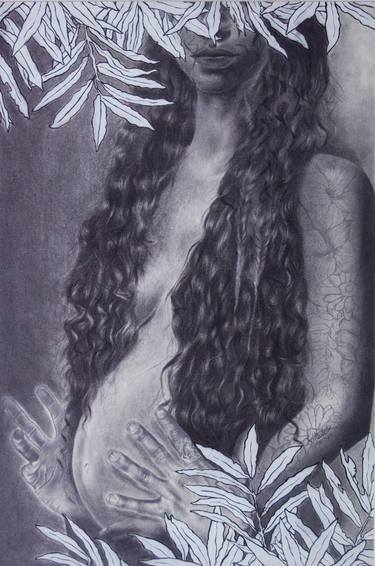 Print of Fine Art Mortality Drawings by Lenisha Modeste