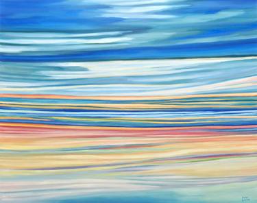 Original Abstract Seascape Paintings by Carme Rodriguez Tajes