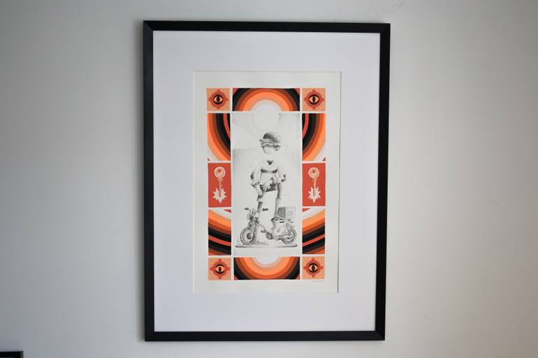 Original Illustration Religion Painting by Adrien Manso