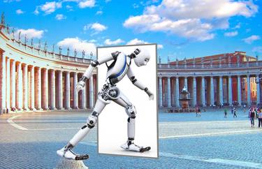 Robot at the Vatican thumb