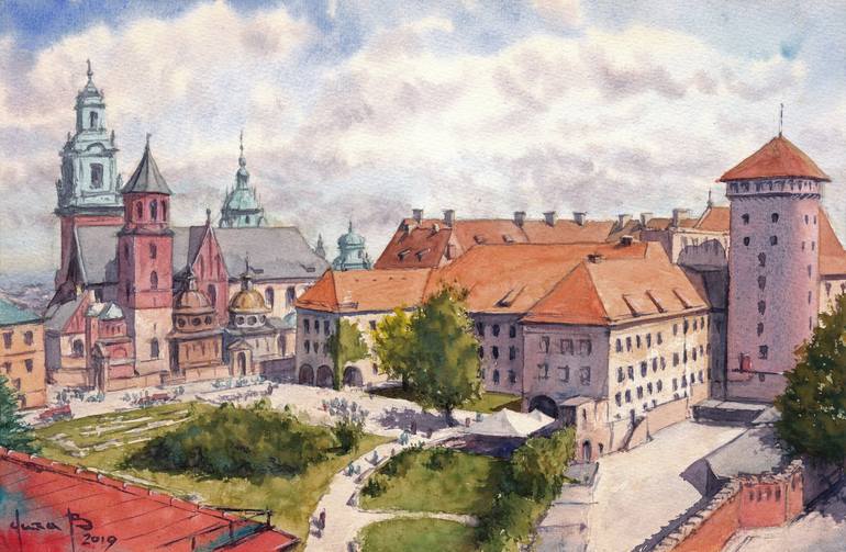 Wawel Royal Castle in Krakow Painting by Yura Burkowskiy