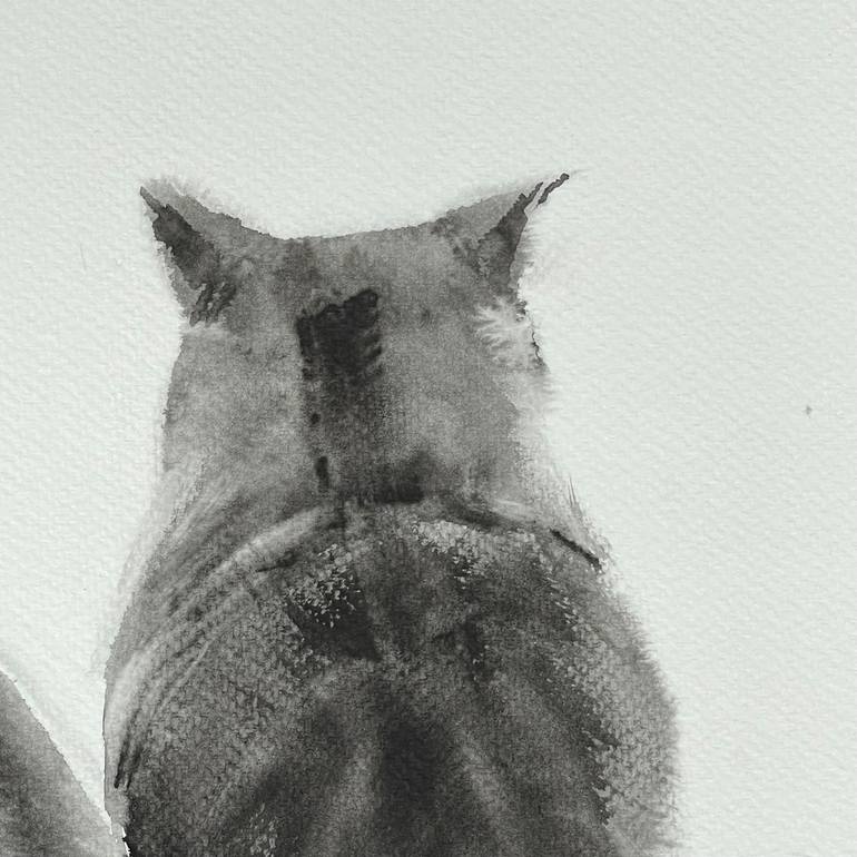 Original Figurative Animal Painting by Myroslava Boikiv