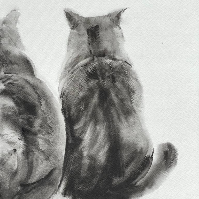 Original Figurative Animal Painting by Myroslava Boikiv