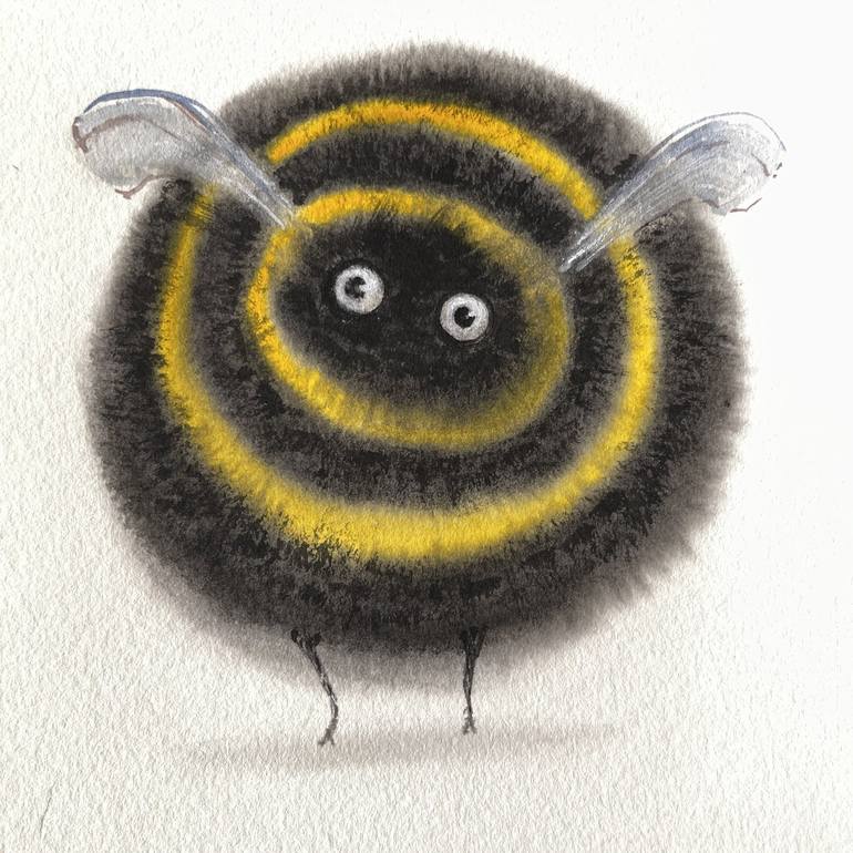 Bumblebee No 2 Painting By Myroslava Boikiv Saatchi Art   9896177 TGEAPFPT 7 