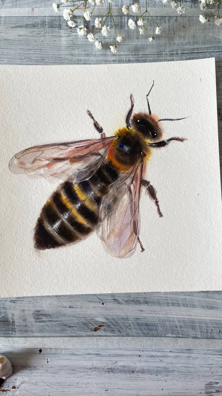 Original Figurative Animal Painting by Myroslava Boikiv