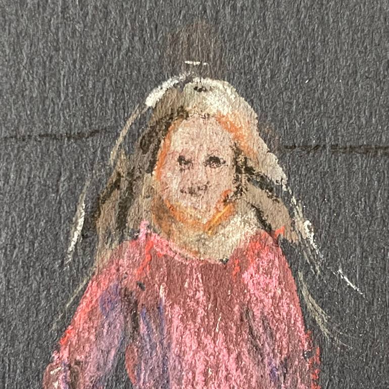 Original Classicism Children Painting by Myroslava Boikiv