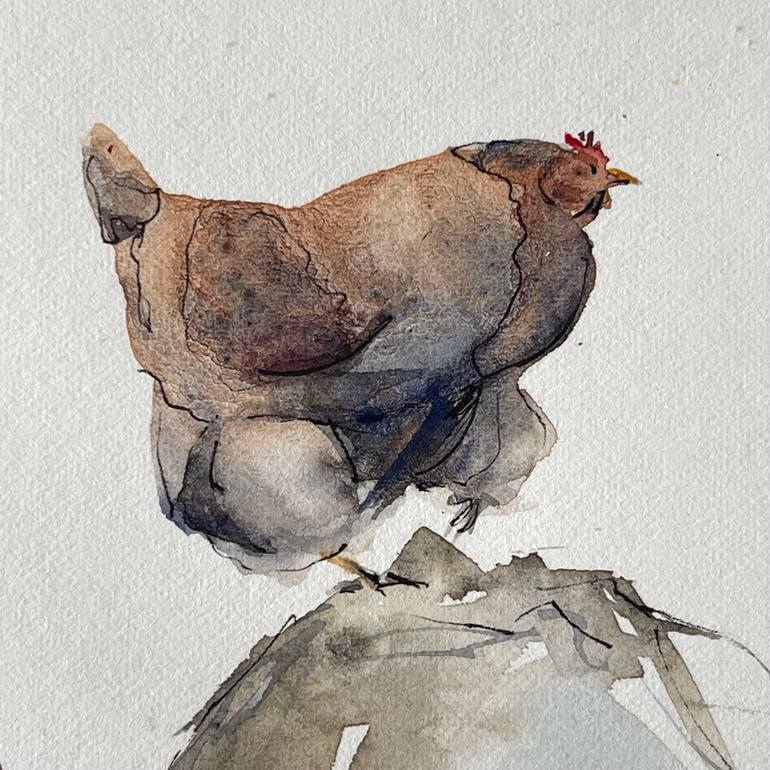 Original Figurative Animal Painting by Myroslava Boikiv
