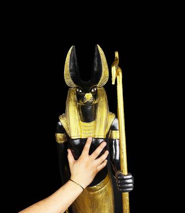 Egyptian God Anubis statue for sale thumb