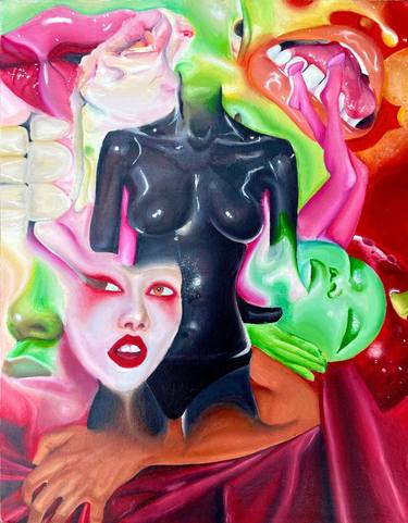 Original Erotic Paintings by Najai Johnson