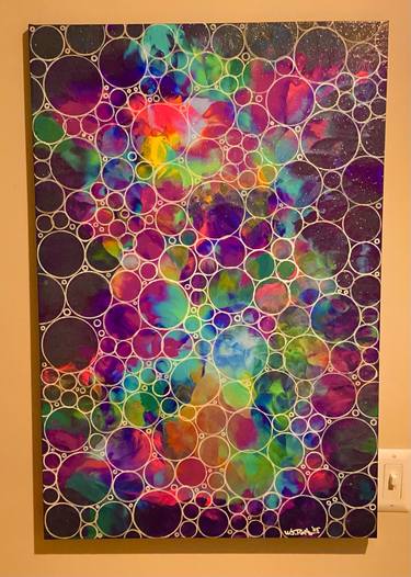 Original Abstract Expressionism Abstract Painting by William Rothenbach