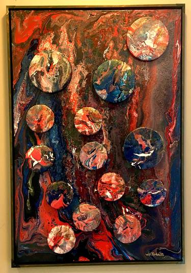 Original Abstract Expressionism Abstract Paintings by William Rothenbach