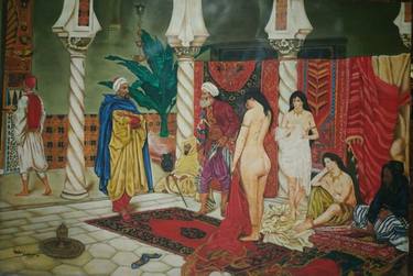 Original Classical mythology Paintings by Wahyu Andarya