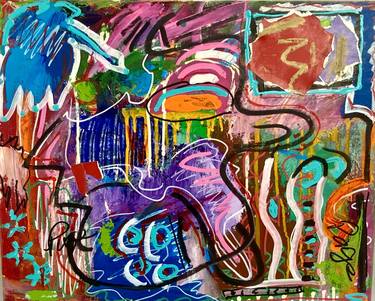 Original Abstract Expressionism Abstract Paintings by Page Prewitt