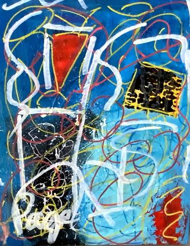 Original Abstract Expressionism Abstract Paintings by Page Prewitt