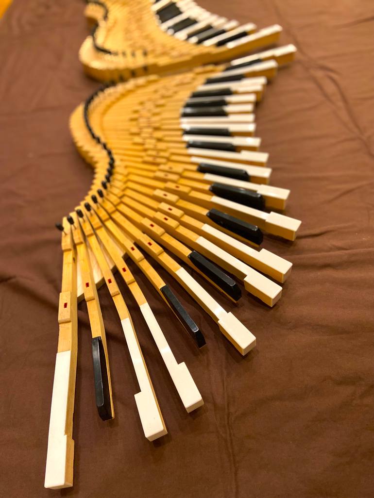 Original 3d Sculpture Music Sculpture by Oleg Degtyarenko