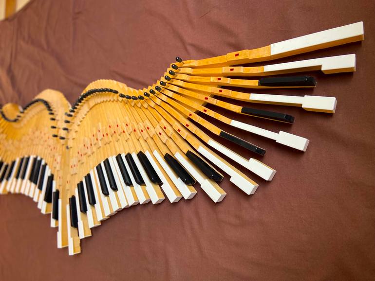 Original 3d Sculpture Music Sculpture by Oleg Degtyarenko