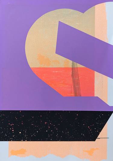 Original Conceptual Abstract Printmaking by Vanda Sim Sim
