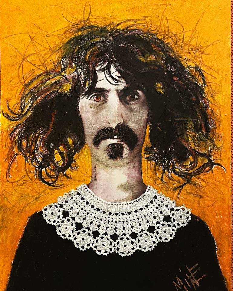 FRANK ZAPPA Painting by Mine Okcuoglu