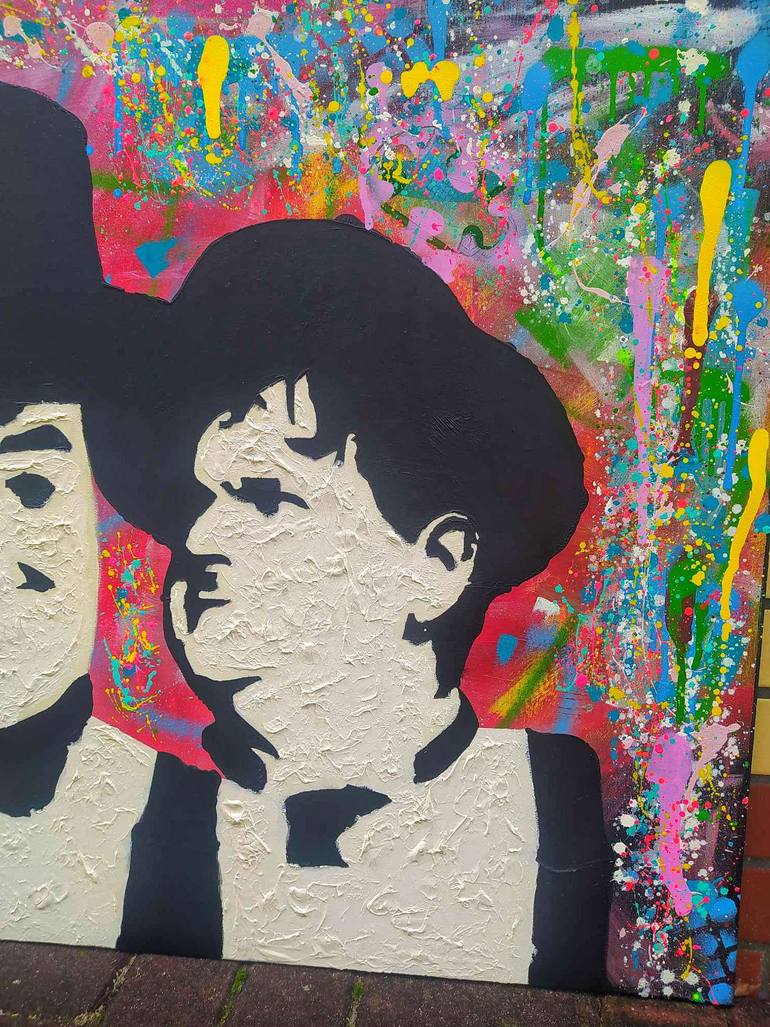 Original Abstract Cinema Painting by Mateusz Stronk