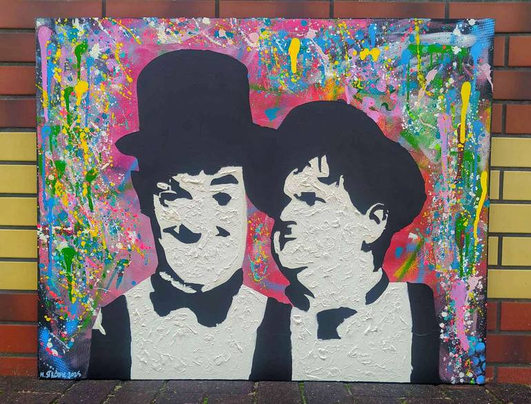 Original Abstract Cinema Painting by Mateusz Stronk