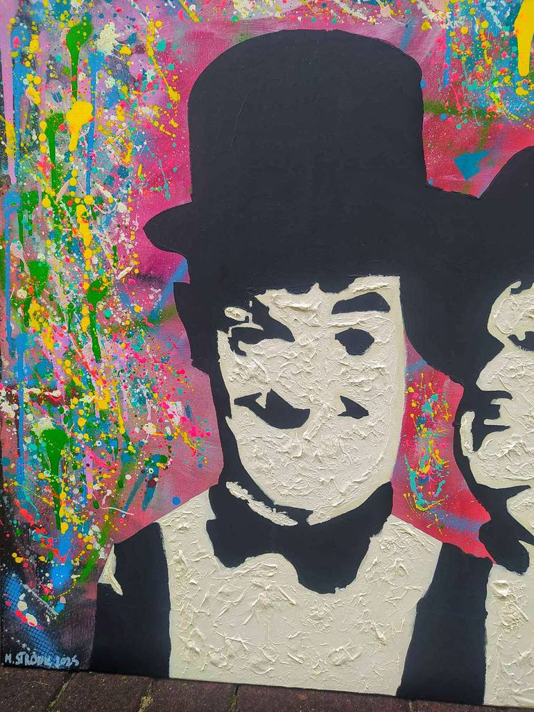 Original Abstract Cinema Painting by Mateusz Stronk