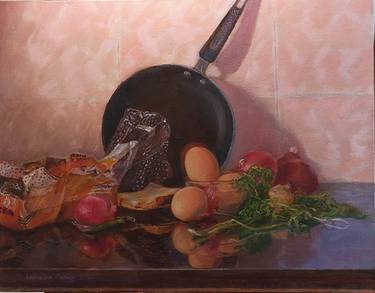 Original Fine Art Still Life Paintings by Archanaa Panda