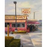 Pinks dogs by Paola Luther