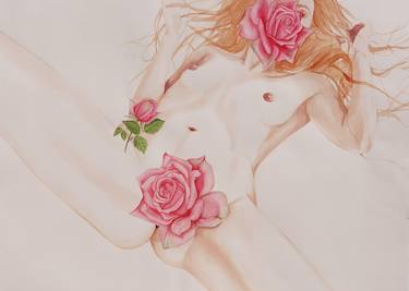 Print of Body Paintings by Elena Braushenberg