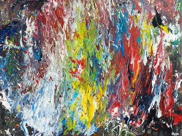 Original Fine Art Abstract Paintings by Rikael l