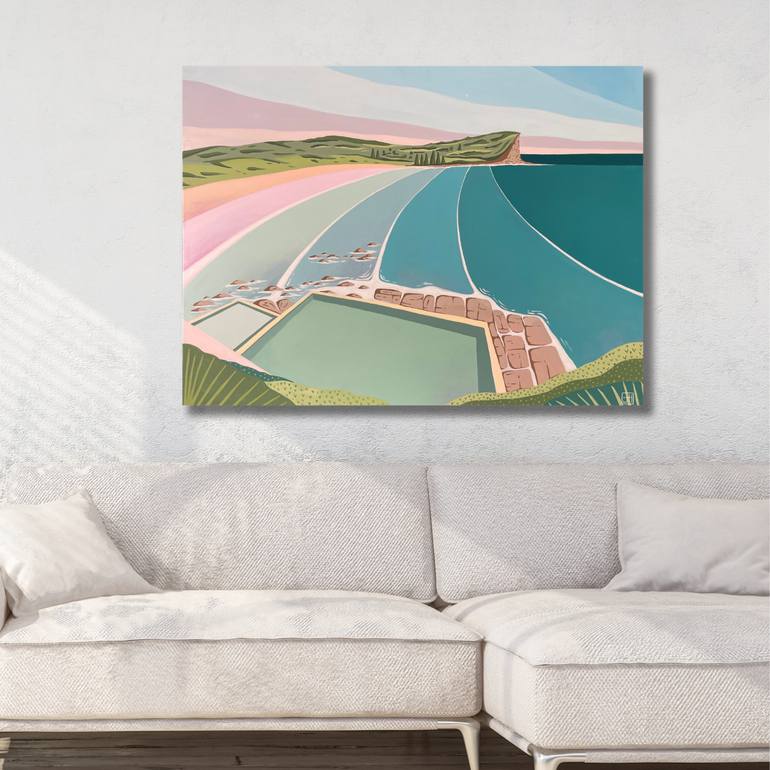 Original Contemporary Beach Painting by Joanna Horsley