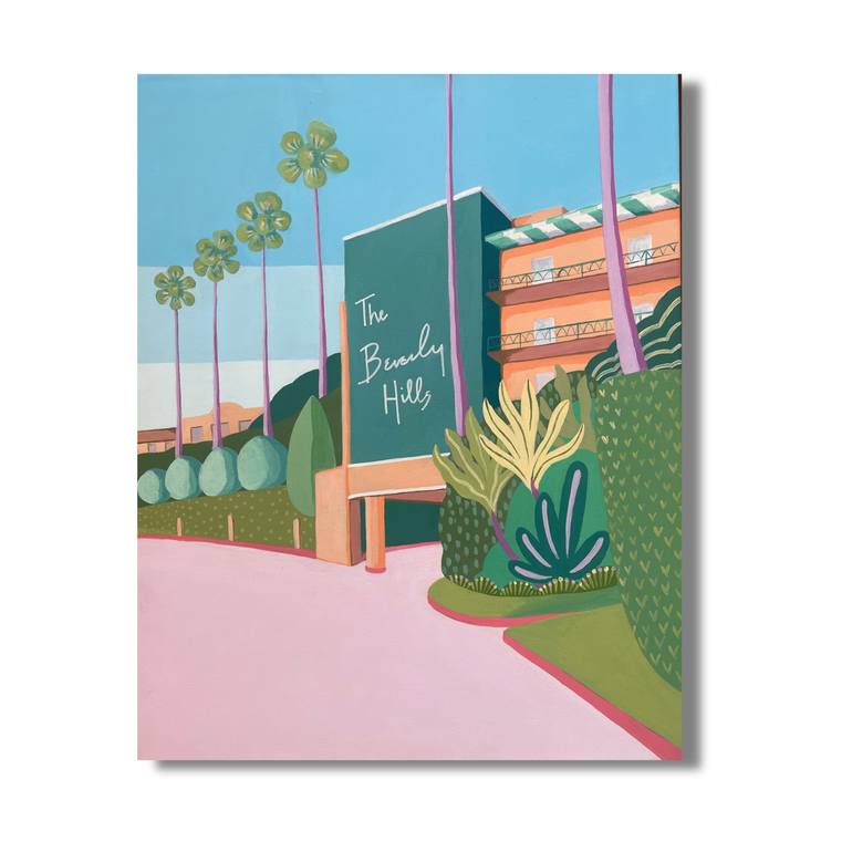 Original Contemporary Architecture Painting by Joanna Horsley