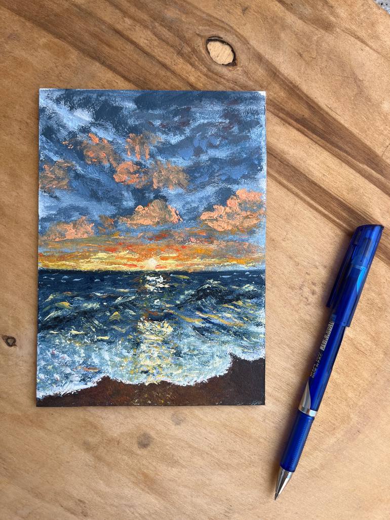 Original Realism Seascape Painting by Elena Fursenko