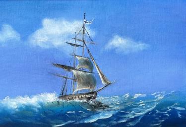 Original Realism Seascape Paintings by Elena Makhonina