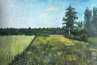 Print of Impressionism Landscape Paintings by Elena Makhonina