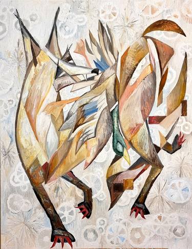 Print of Art Deco Animal Paintings by Tomas Ozinskas