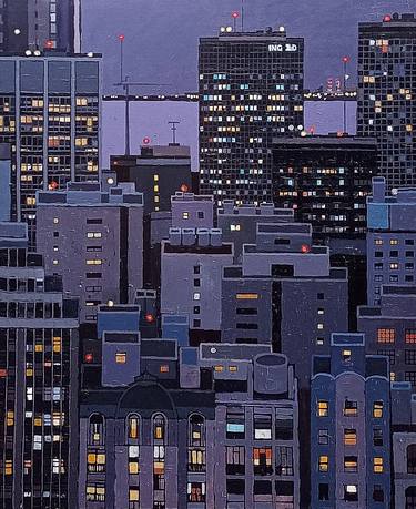 Original Architecture Paintings by Karin Godnic