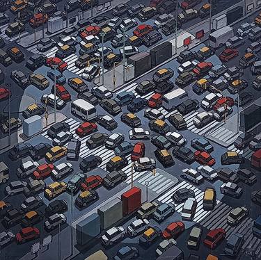 Original Cities Paintings by Karin Godnic